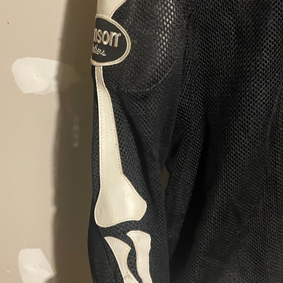 vintage made in usa πΊπΈ vanson mesh moto skeleton jacket π₯ π¨ - Picture 5 of 11